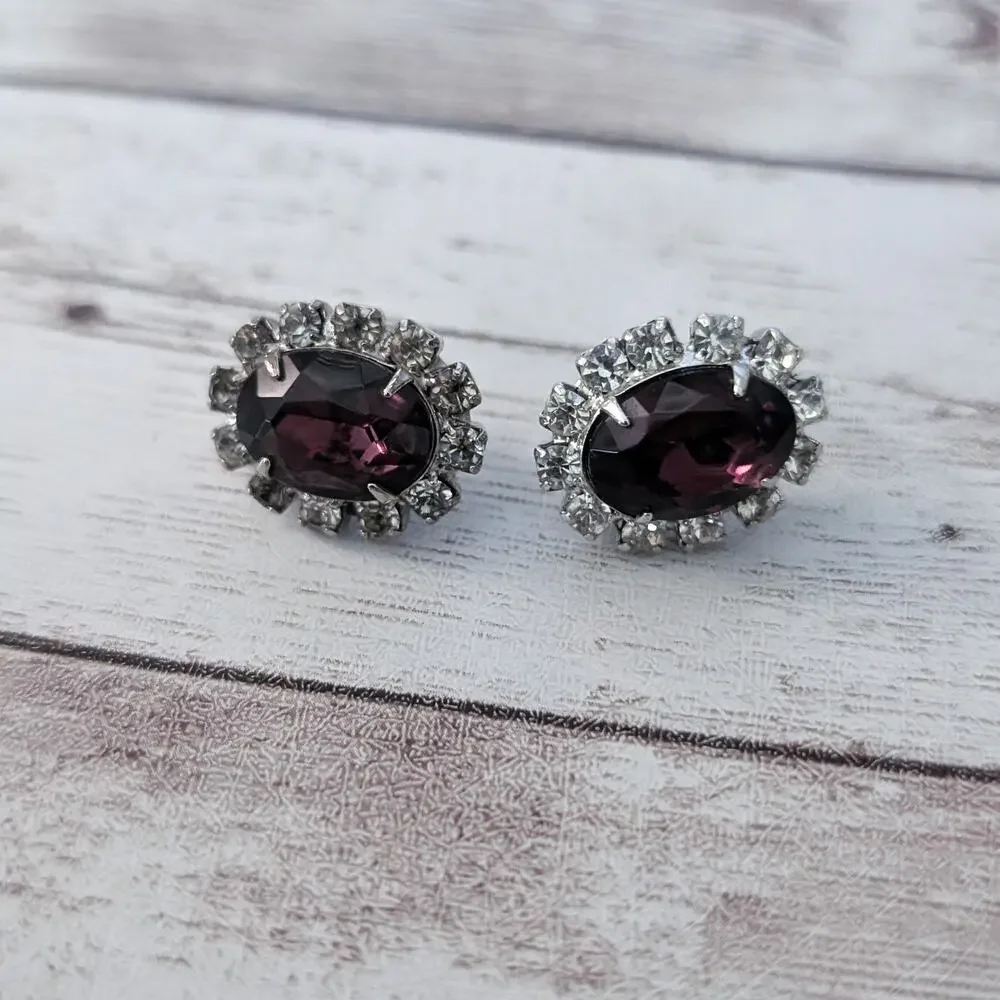 Vintage clip earrings